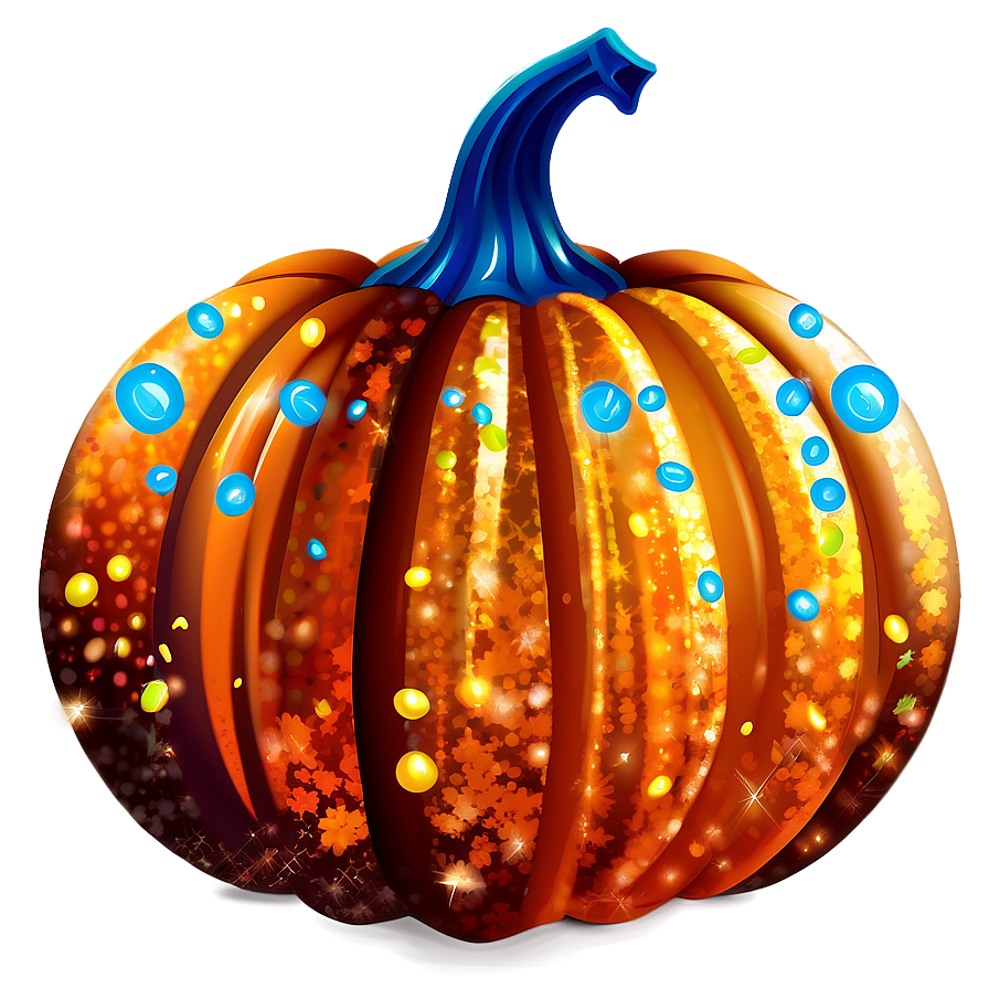 Glitter Pumpkin Clipart Png Vaq PNG image