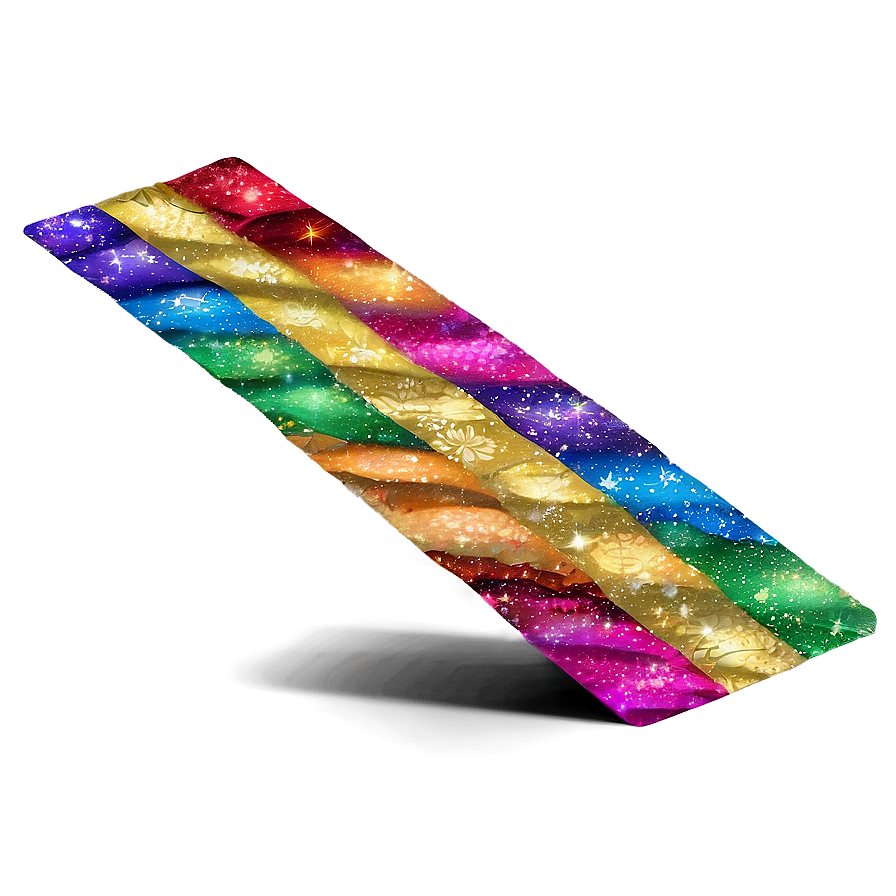 Glitter Rainbow Path Png 05032024 PNG image