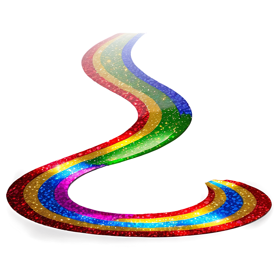 Glitter Rainbow Path Png Gik85 PNG image