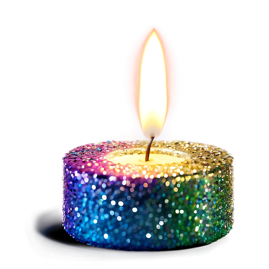 Glitter Sparkle Candle Png 39 PNG image