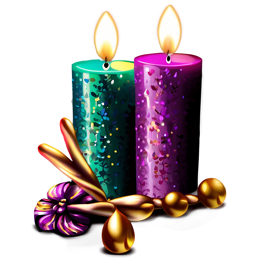 Glitter Sparkle Candle Png Dvm PNG image