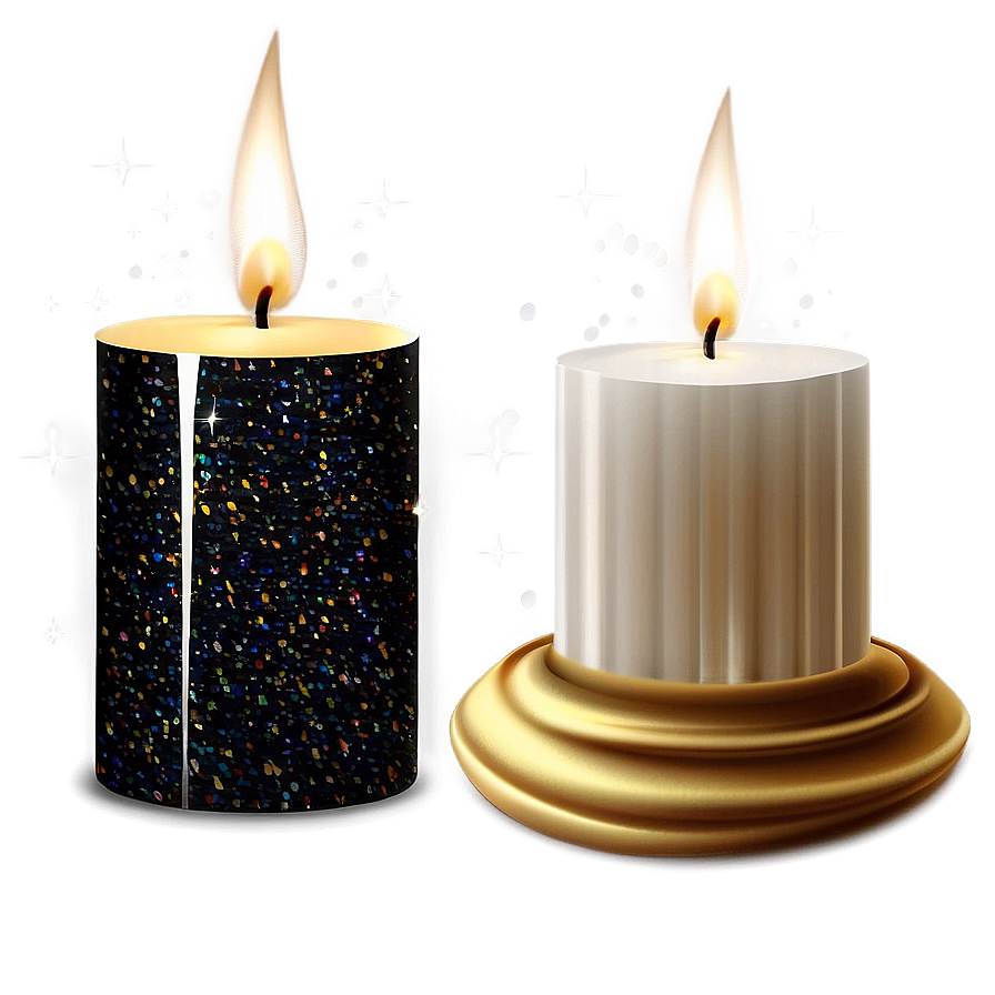 Glitter Sparkle Candle Png Lbo73 PNG image