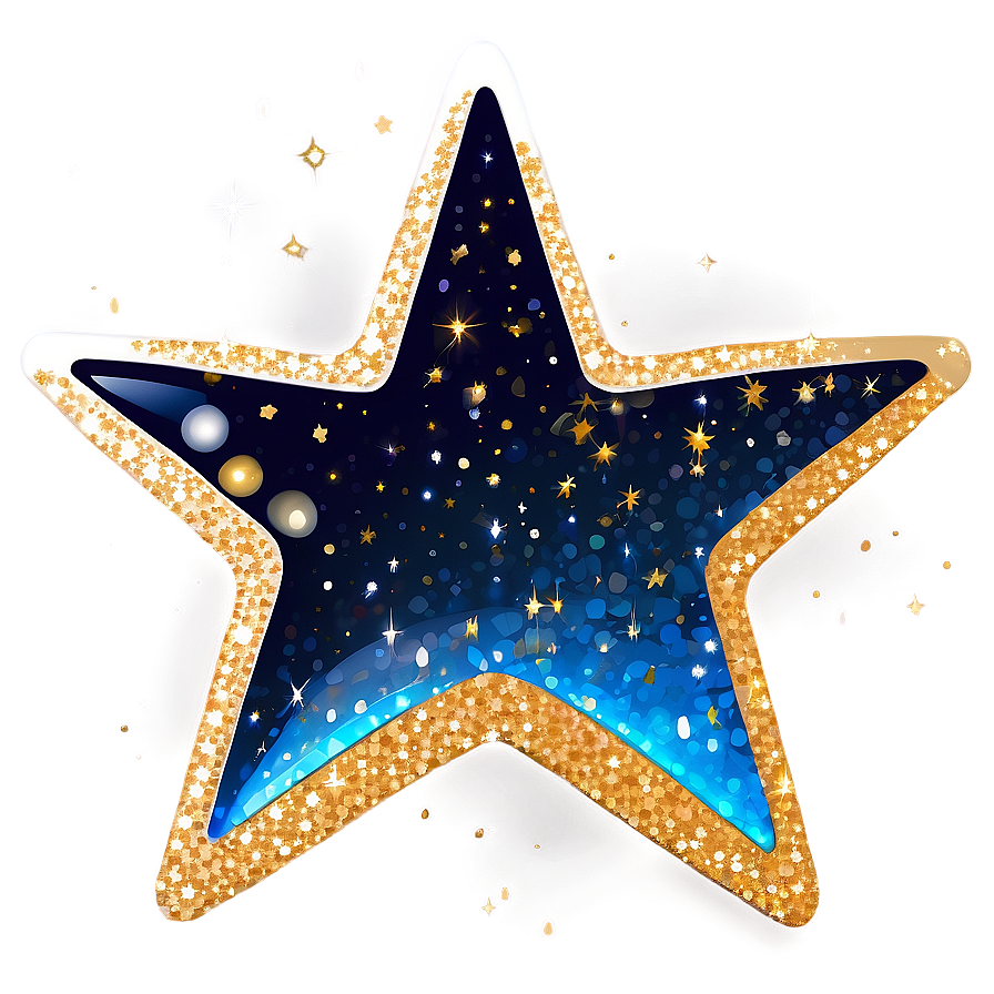 Glitter Star Clipart Png Tjd7 PNG image