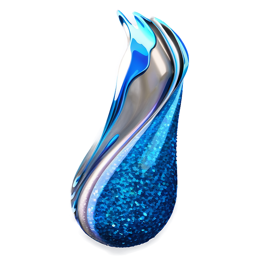 Glitter Wave Splash Png 05032024 PNG image