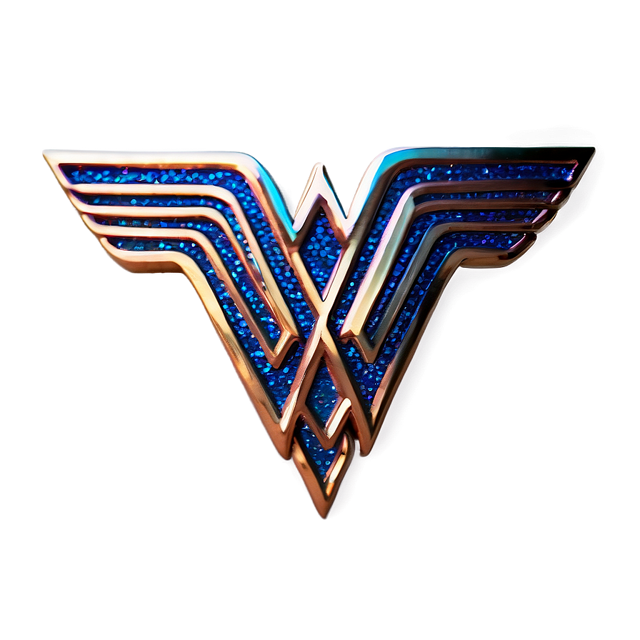 Glitter Wonder Woman Logo Png Dyn25 PNG image