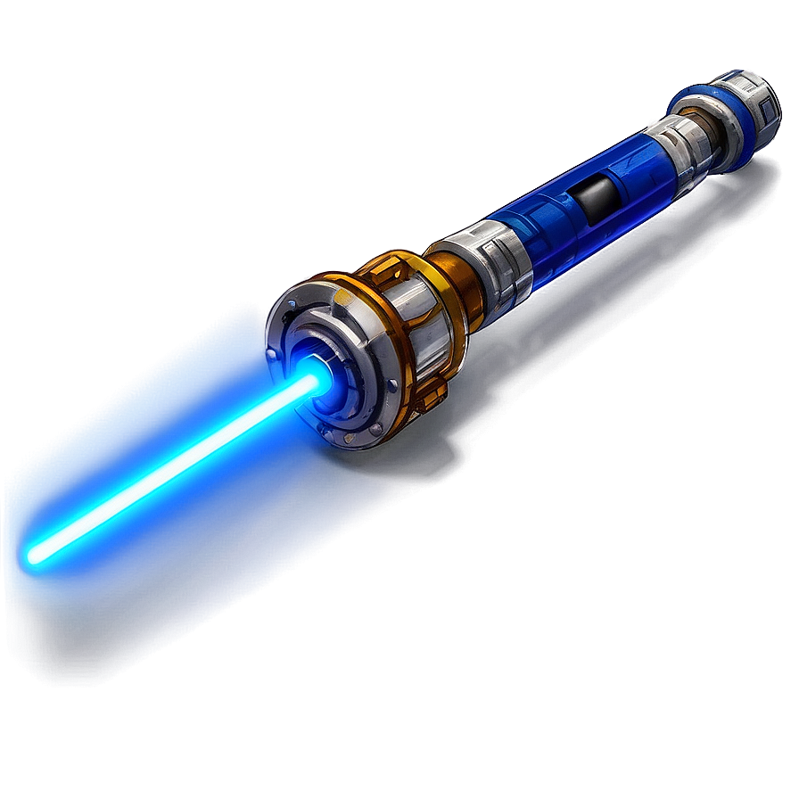 Glittering Blue Lightsaber Beam Png Ggs51 PNG image