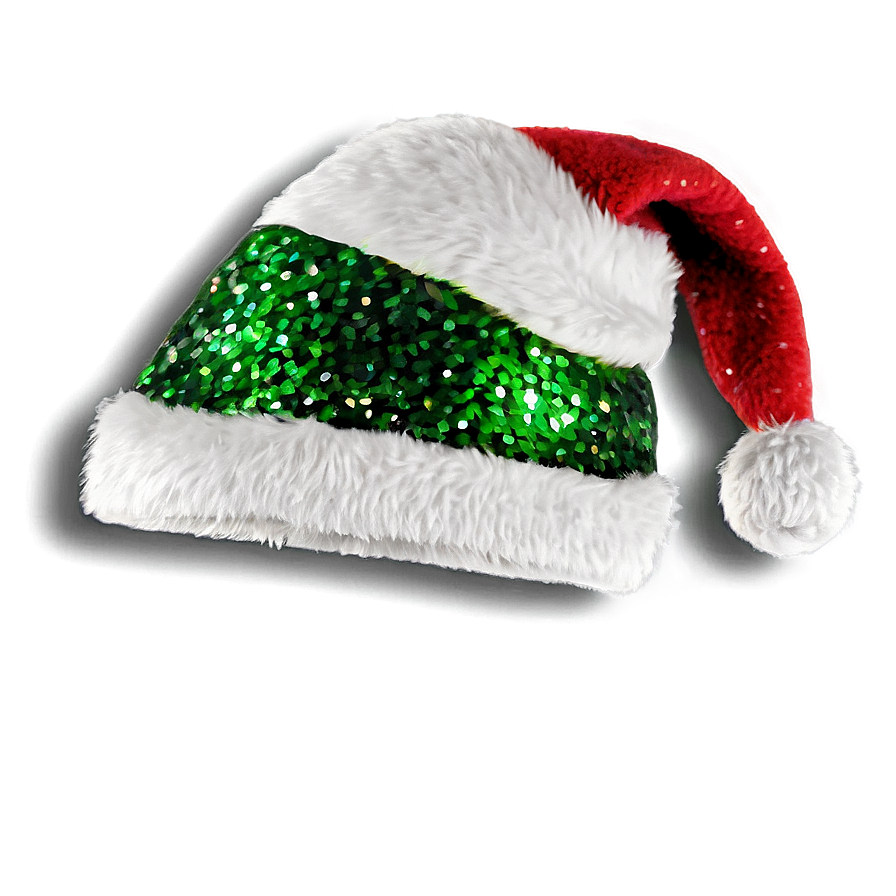 Glittering Christmas Hat Png Cvm18 PNG image