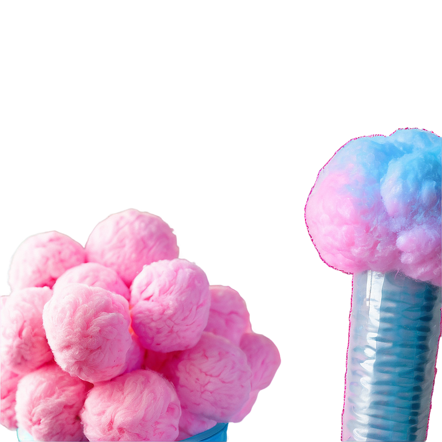 Glittering Cotton Candy Fantasy Png Aes PNG image