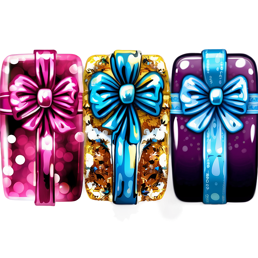 Glittering Gift Box Png 99 PNG image