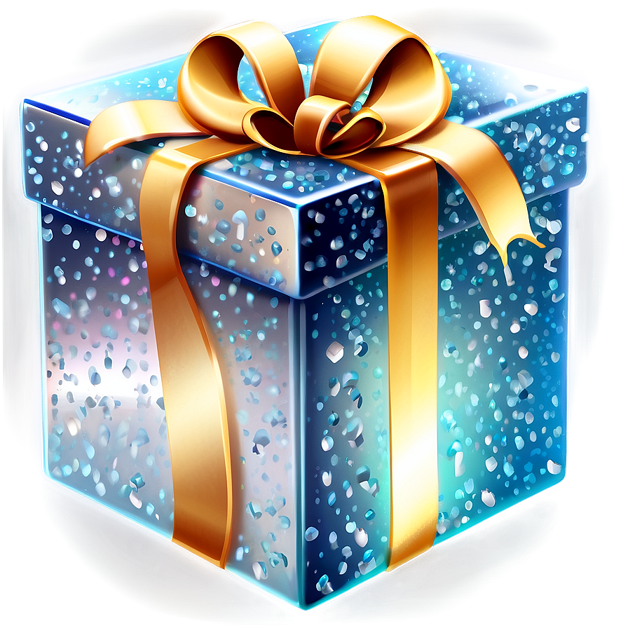 Glittering Gift Box Png Udb PNG image