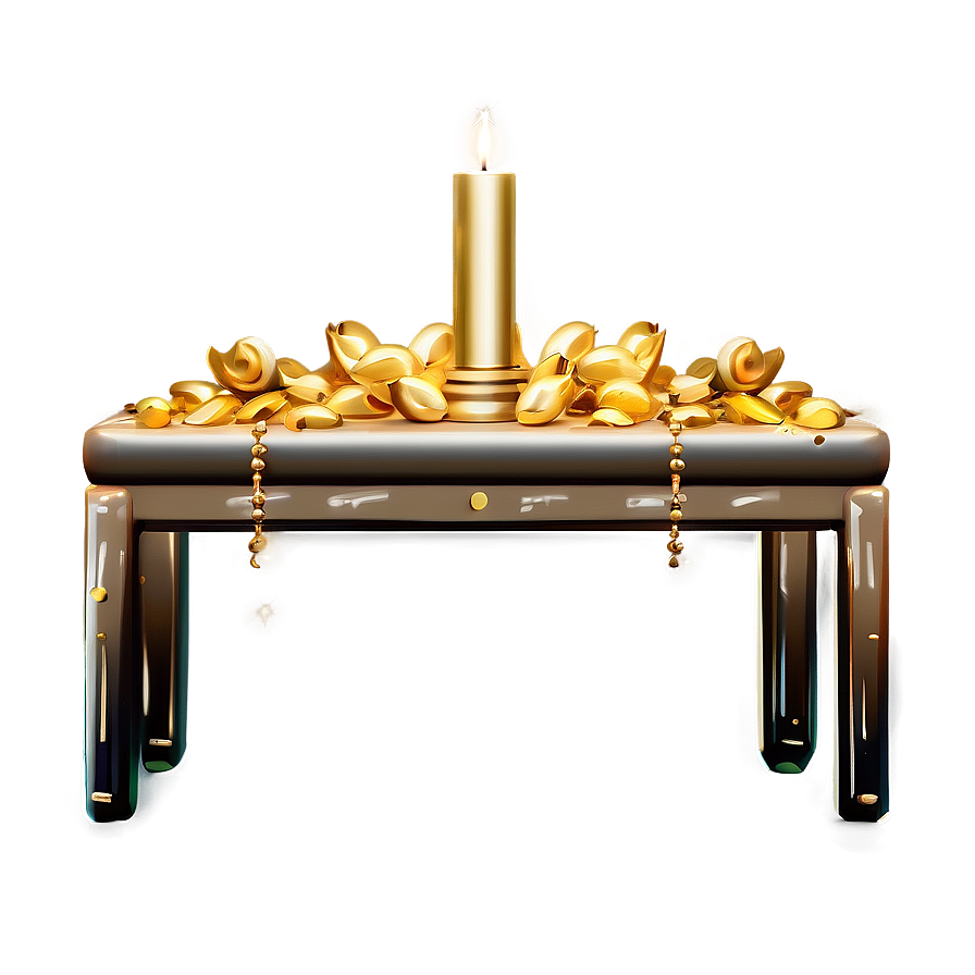 Glittering Gold Altar Png 06242024 PNG image