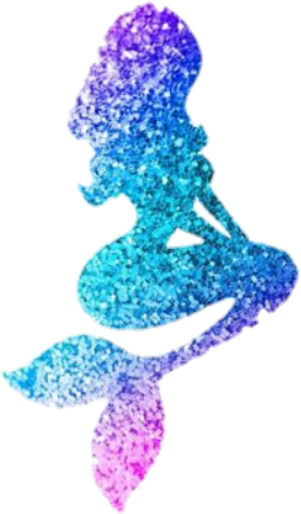 Glittering Mermaid Tail PNG image