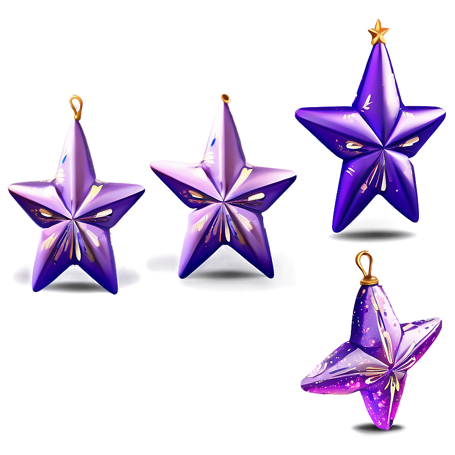 Glittering Purple Star Illustration Png Hvi63 PNG image