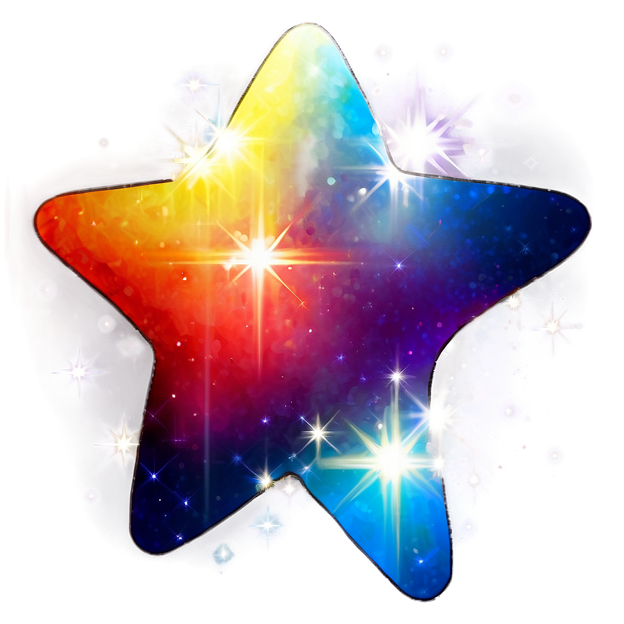 Glittering Star Sparkle Png 98 PNG image