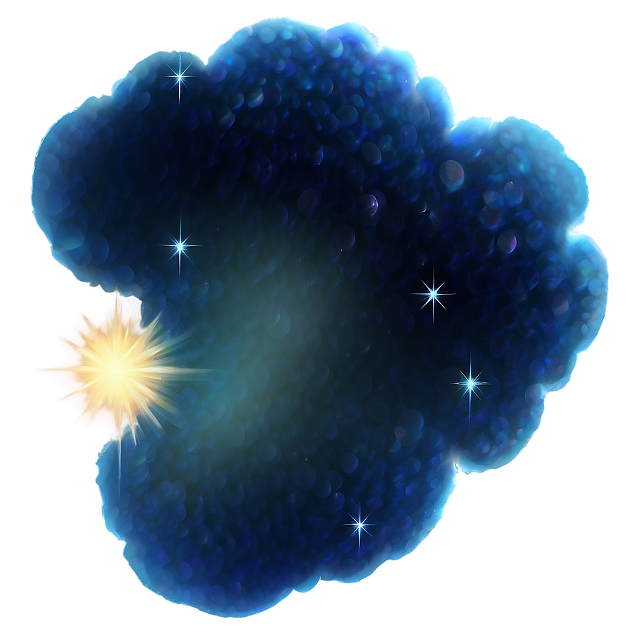 Glittering Stardust Cloud Png 93 PNG image