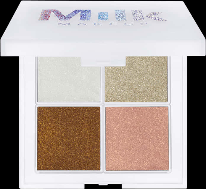 Glittery Eyeshadow Palette Quad PNG image