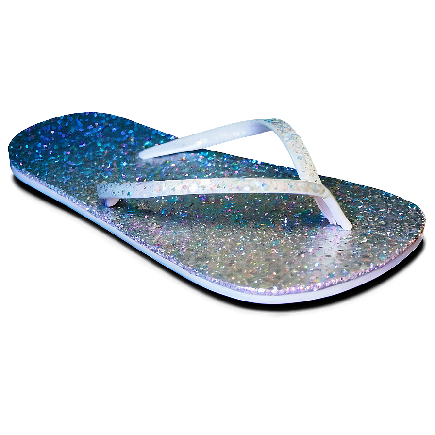 Glittery Party Flip Flop Png 06132024 PNG image