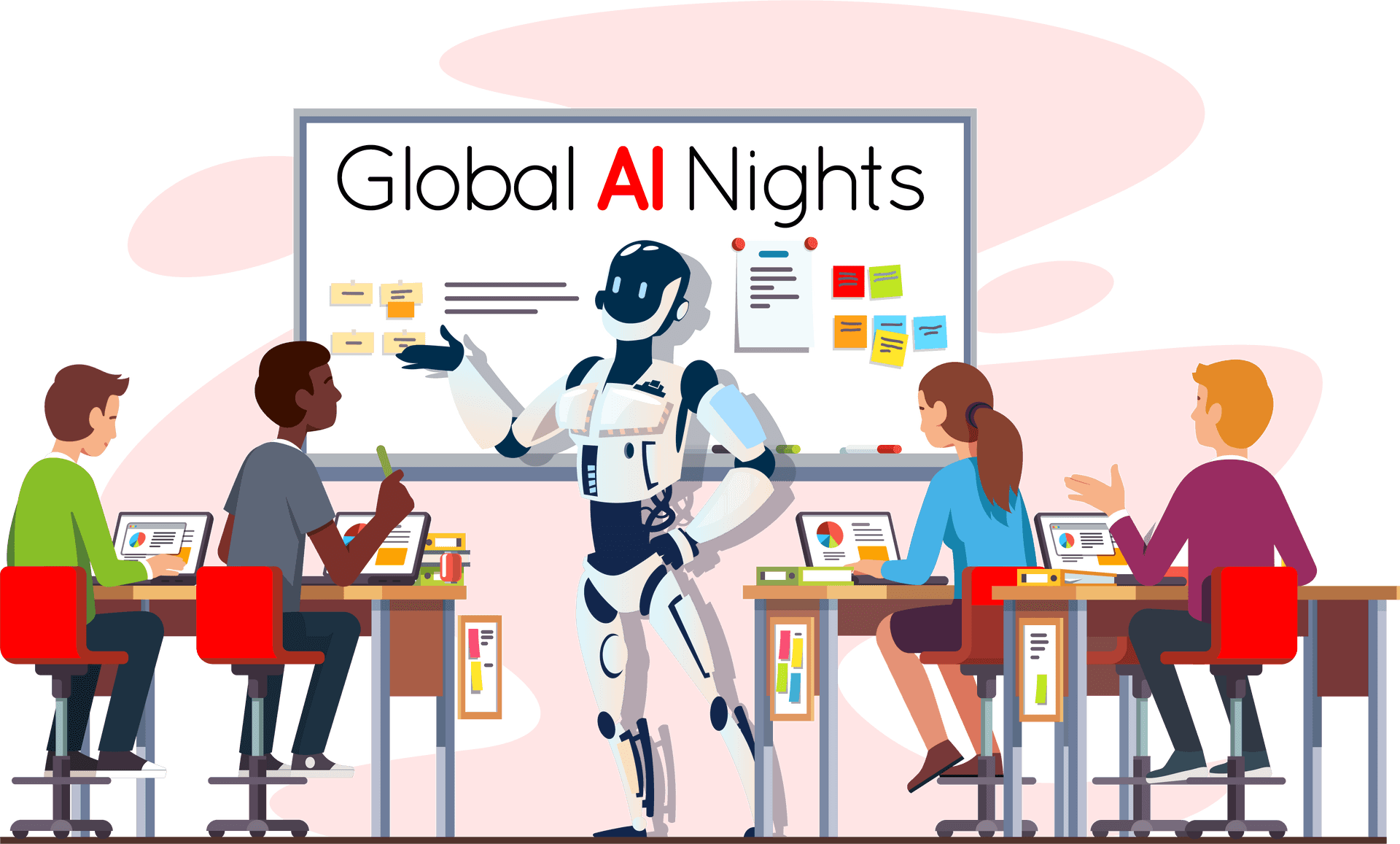 Global A I Nights Presentation PNG image