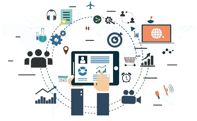 Global Digital Marketing Concepts PNG image