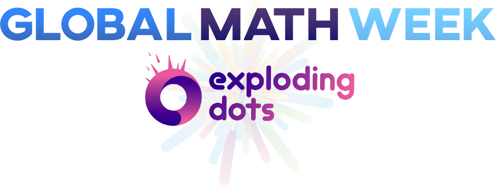 Global Math Week Exploding Dots PNG image