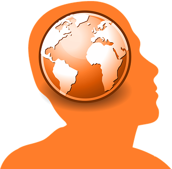 Global Thinking Concept PNG image