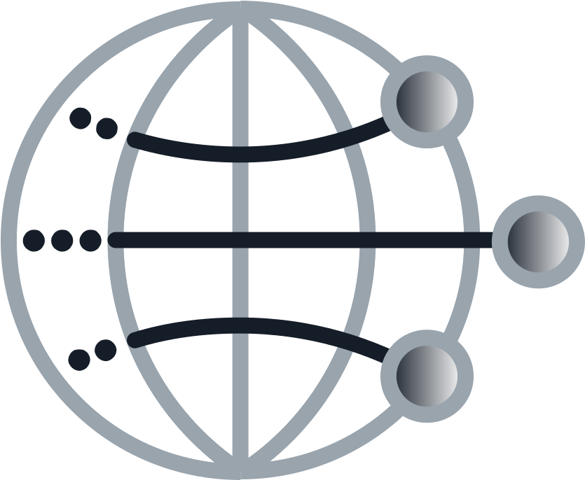 Global Travel Network Icon PNG image