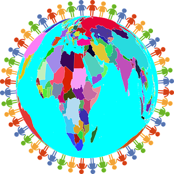 Global Unity Concept PNG image