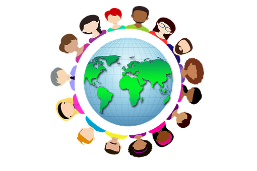 Global Unity Diverse People PNG image