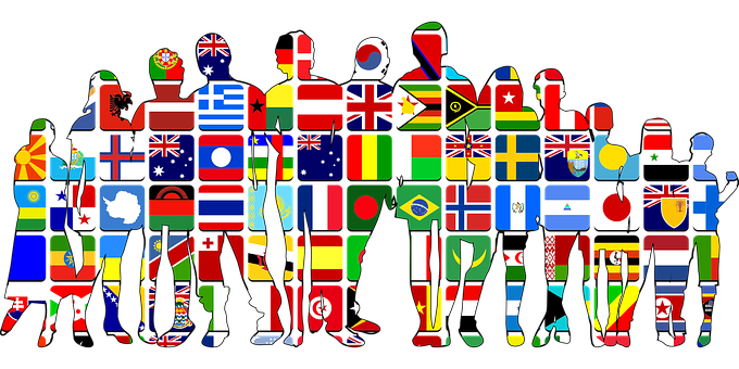 Global Unity Silhouette PNG image