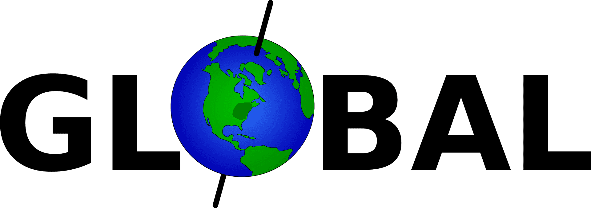 Global Word Earth Graphic PNG image
