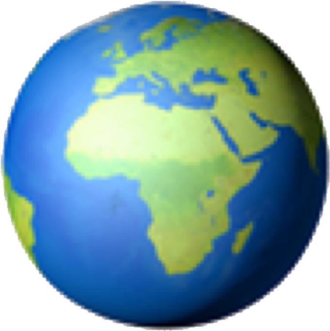 Globe Emojii Phone PNG image