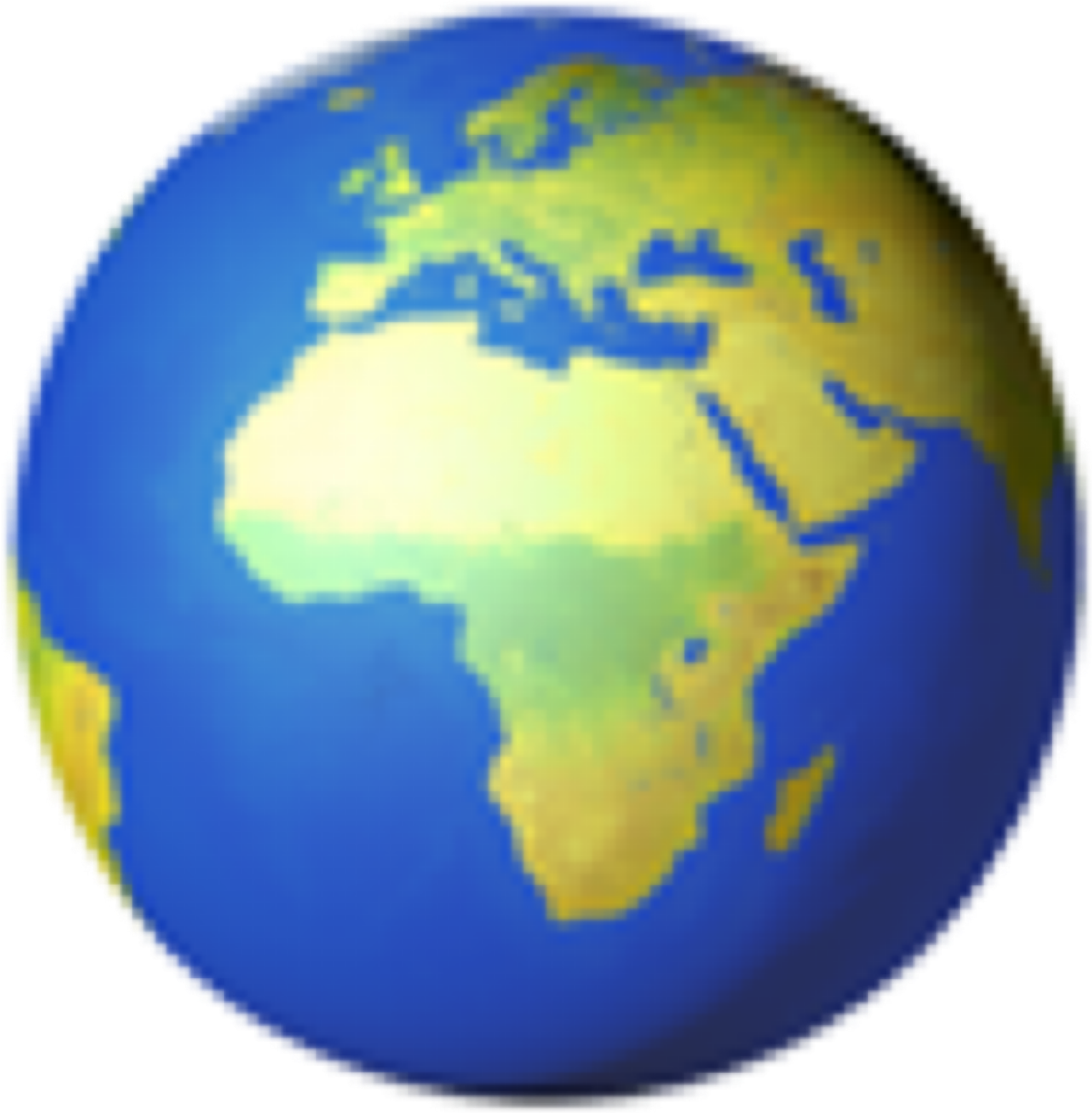 Globe Showing Europe Africa Emoji PNG image