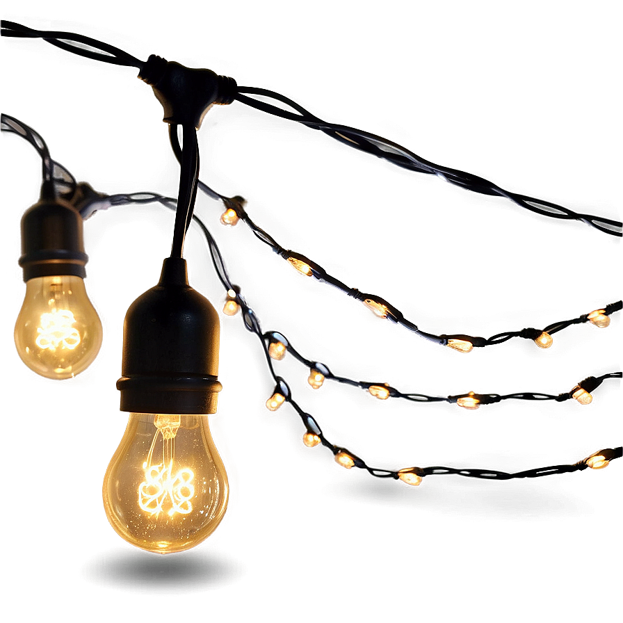 Globe String Lights Png 05252024 PNG image