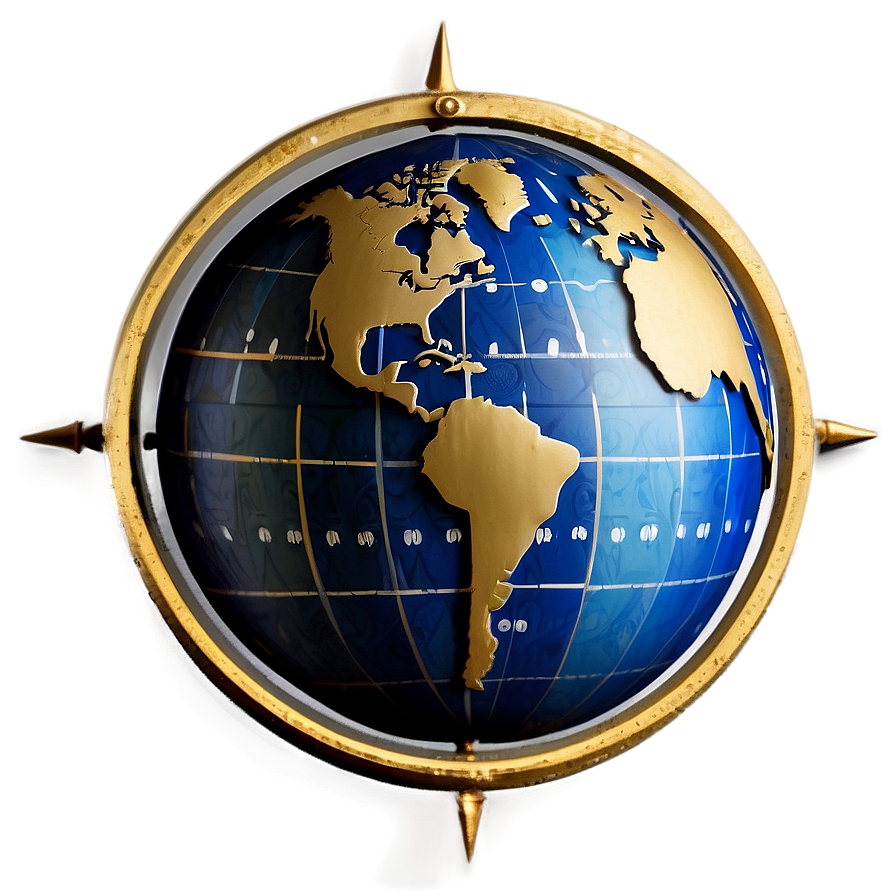 Globe With Compass Png Cmn PNG image