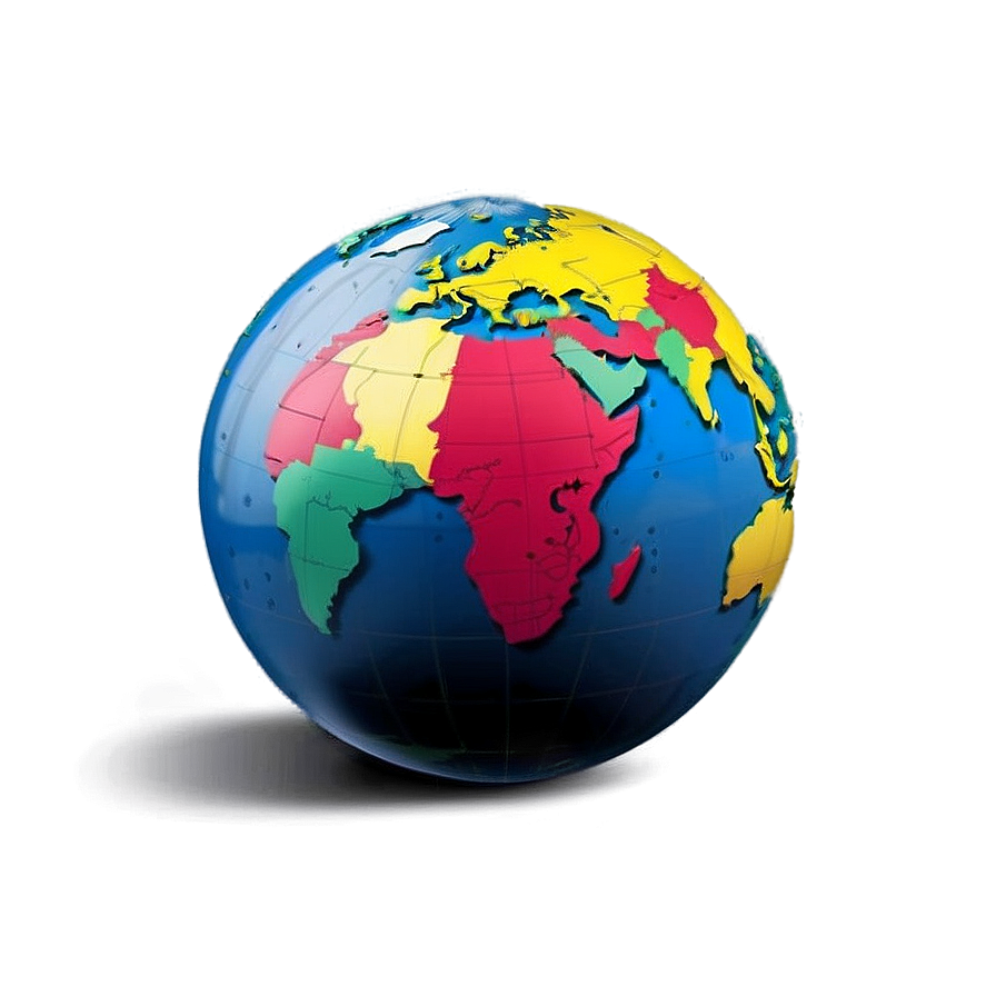 Globe With Countries Png Uhs6 PNG image