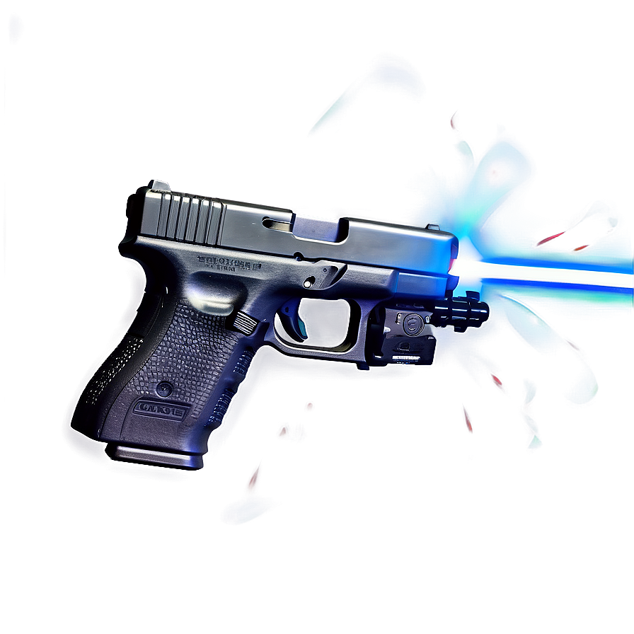 Glock With Laser Sight Attachment Png Ysy84 PNG image