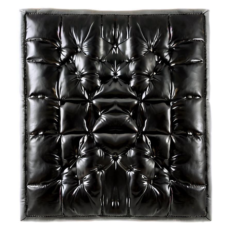 Glossy Black Leather Png 24 PNG image