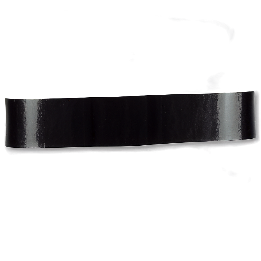 Glossy Black Tape Png Aar67 PNG image