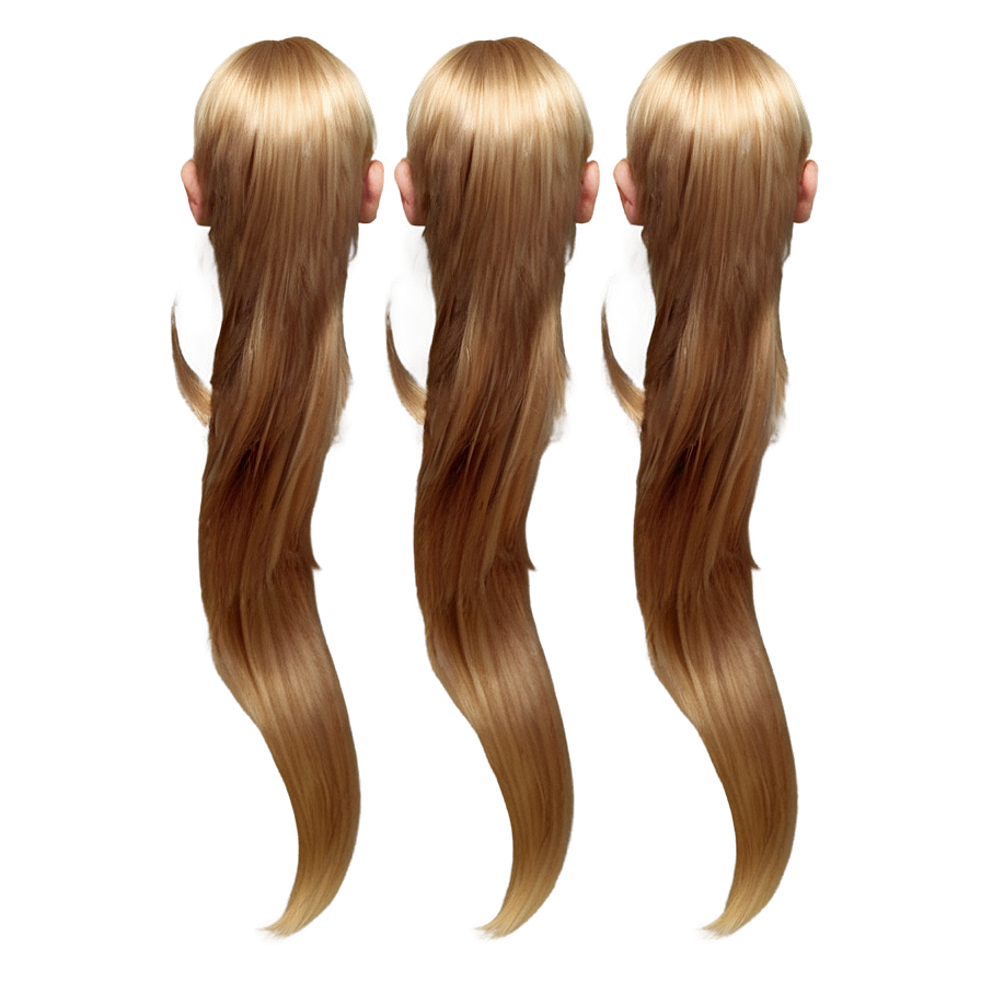 Glossy Blonde Hair Png 25 PNG image