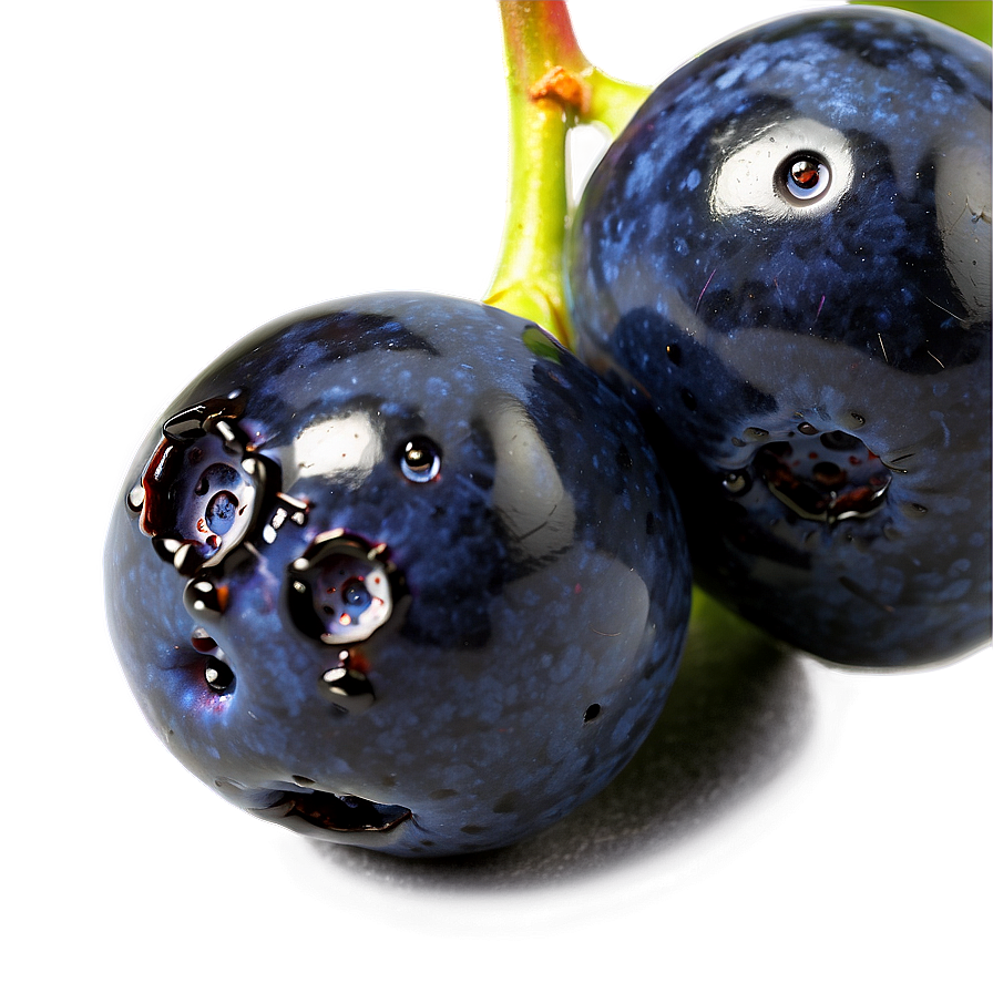 Glossy Blueberry Macro Png Rsx92 PNG image