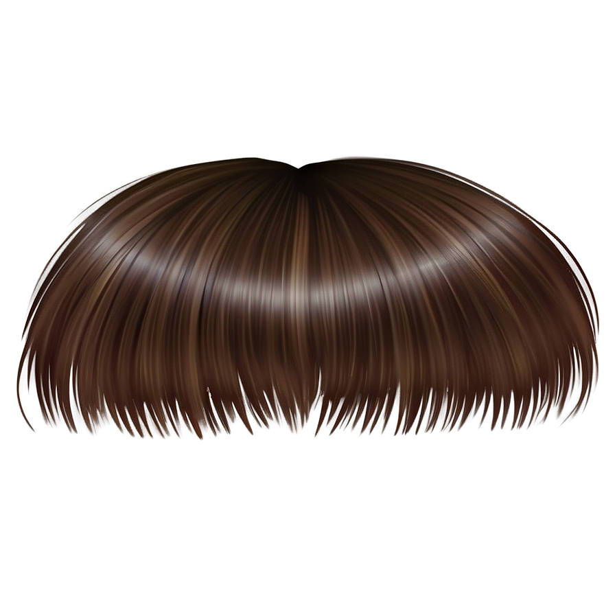 Glossy Cartoon Hair Png 8 PNG image