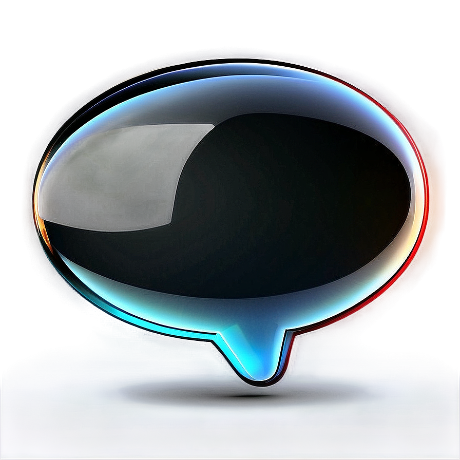 Glossy Chat Bubble Png Hnu PNG image