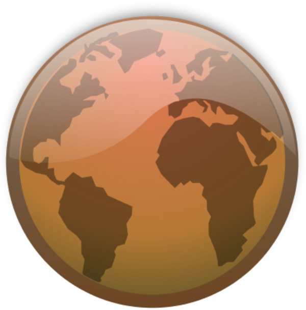 Glossy Earth Clipart PNG image