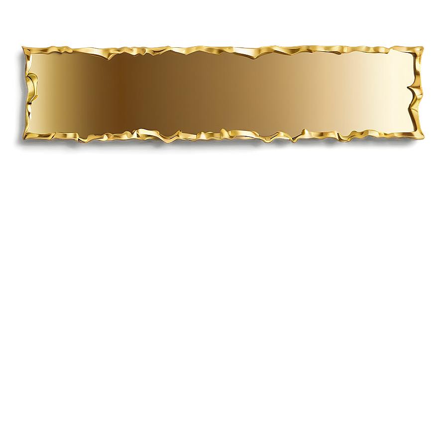 Glossy Gold Edge Png Bwl PNG image