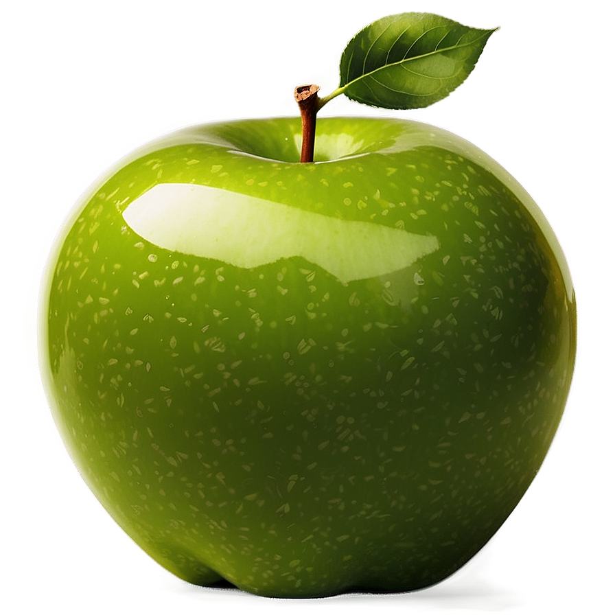 Glossy Green Apple Png 06132024 PNG image