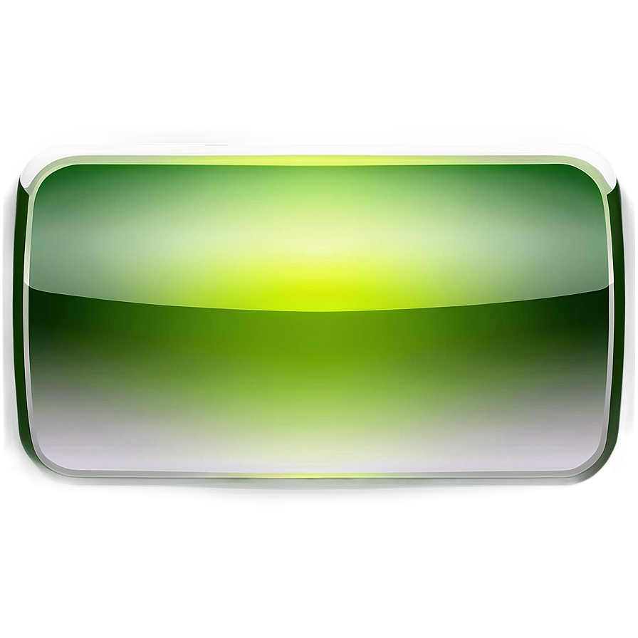 Glossy Green Gradient Button Png Eqq38 PNG image