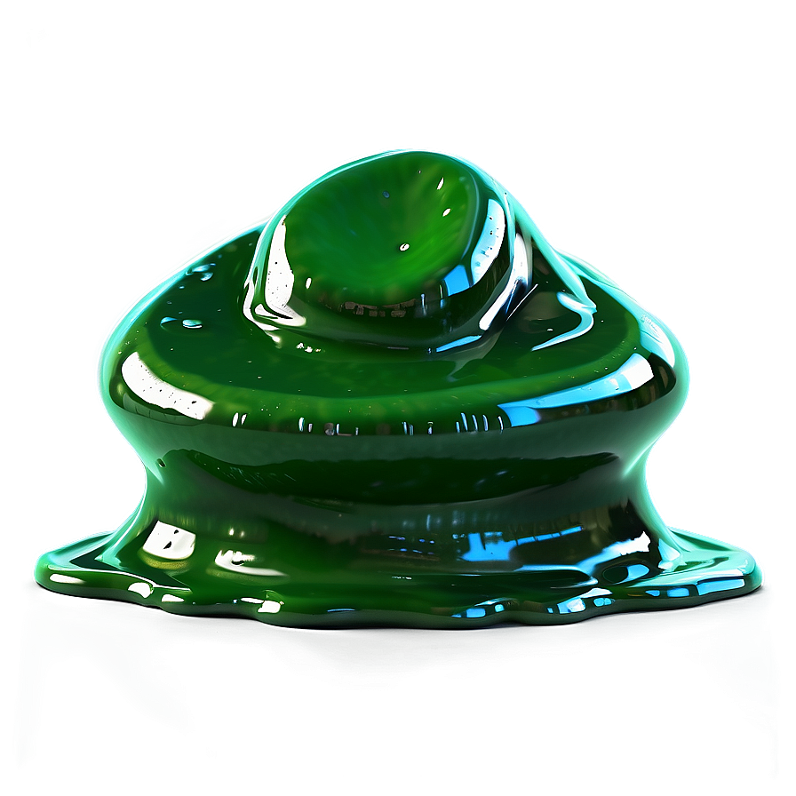 Glossy Green Slime Png 95 PNG image