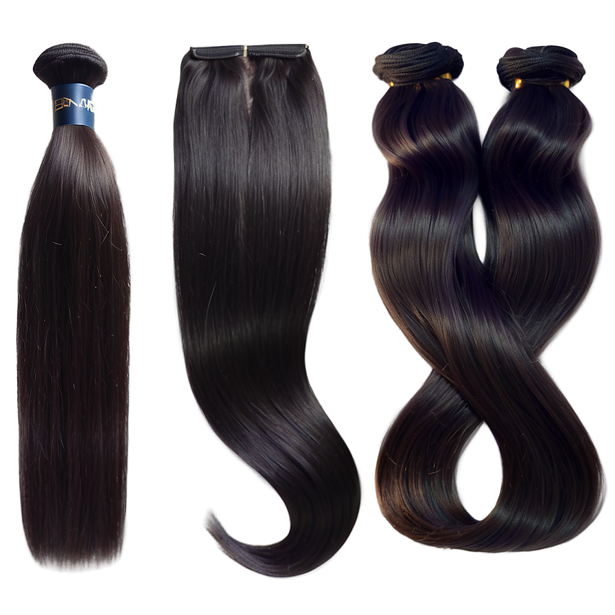 Glossy Hair Bundles Png 8 PNG image