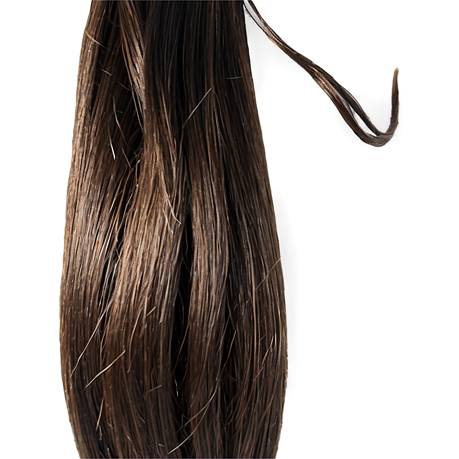 Glossy Hair Strand Png 34 PNG image