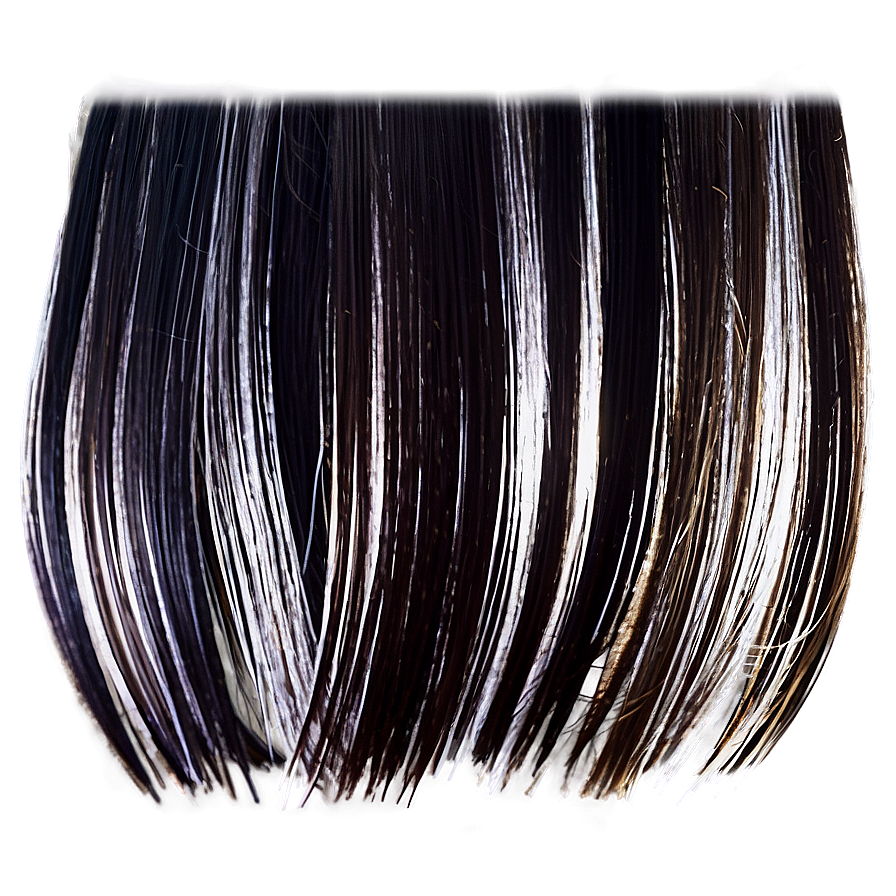 Glossy Hair Strand Png Pkp PNG image